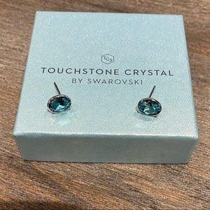Touchstone crystal by Swarovski earrings